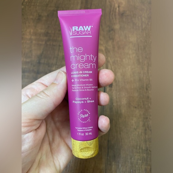 RAW SUGAR Traveling Set HAIR MASQUE Conditioner Cold Press Cream Leave In 3 - Picture 4 of 7